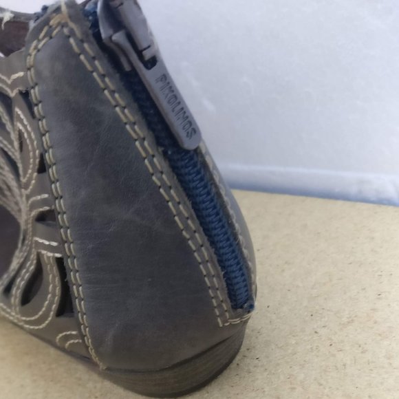 Leather Sandal Pikolinos 100% LEATHER Peasant Comfort Barefoot boho sandal 5 - Picture 4 of 15